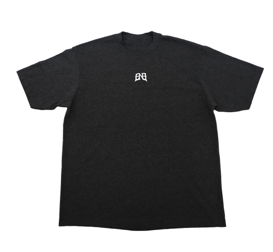 BLACK TEE WHITE LOGO
